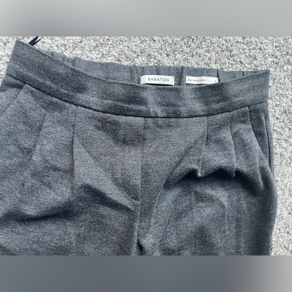 Babaton Dark Grey Ankle Dress Pants -Size 4 - Picture 3 of 4